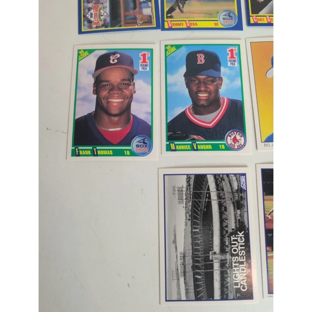 Mixed Lot Of 18 Gradable Baseball Cards 1990 Score Superstars Bo Jackson & More!